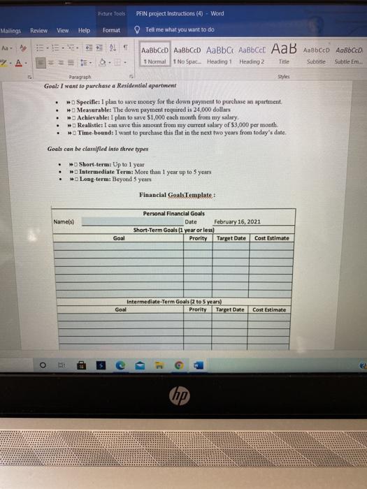 1. Specific: The goal should be specific and not vague. For example,