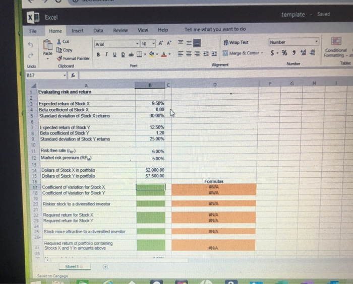 standard deviation of expected returns Shock Y has a 12.5% expected return,