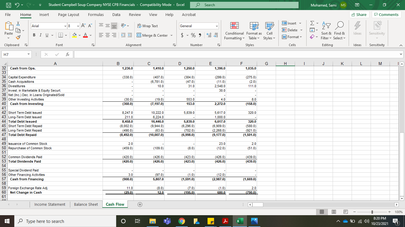 Data Review View Help Acrobat Share Comments X Insert Arial 8 8