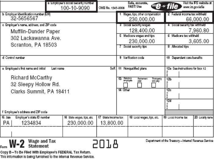 West. The McCarthys also have a 12-year-old daughter (Social Secu- rity number