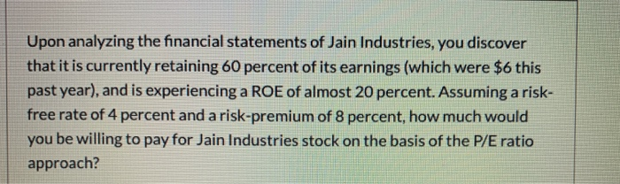 please help, I will thumbs up Upon analyzing the financial statements of