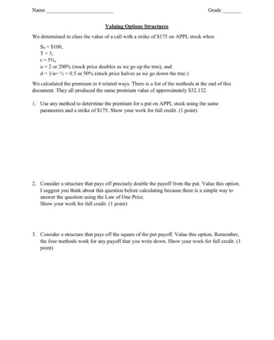please answer questions 1-3. The methods that can be used are attached.