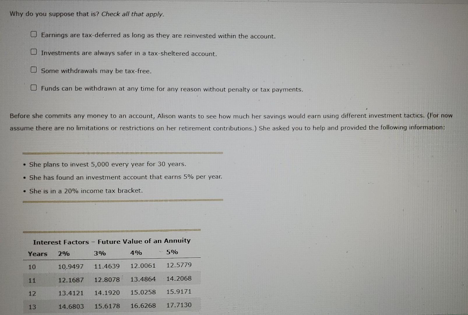 Her friend is a big fan of tax-sheltered accounts. pre-tax dollars? non-tak-