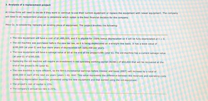 please help me! i can't figure it out 3. Analysis of a