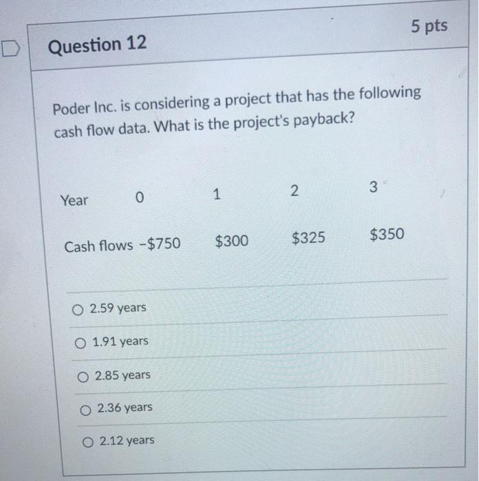 projects. Project A has an initial cost of $80,000 and generates expected