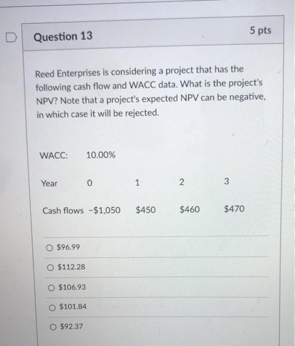 cash flows of $25,000 per year for six years. Project B has