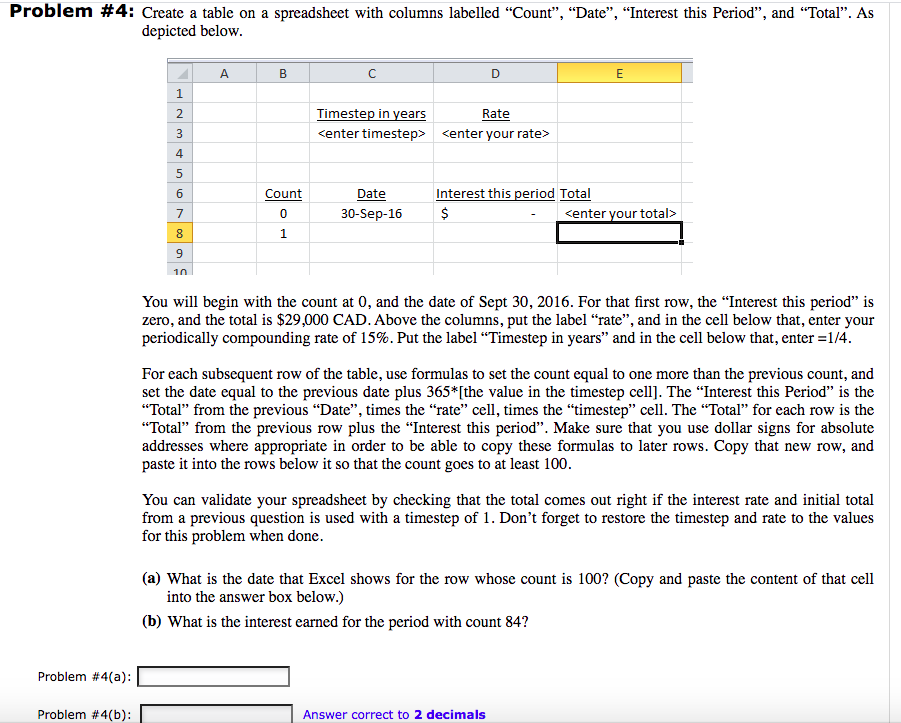 to Problem #4 above, create a graph of the total by date