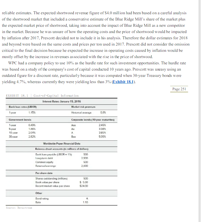 return (IRR) for the investment? How do you interpret these numbers? Page