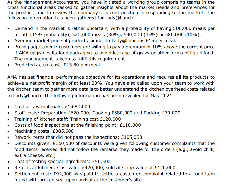 Bhd (AMA) provides packed meals delivered to the doorstep in the neighbourhood