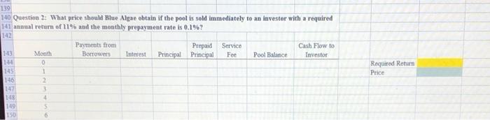 formulas ud A D E F MPTS Excel Assignment The Blue Algae