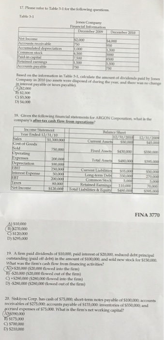  Homework 1 Step by step instructions for 17-20. Show the mathematical