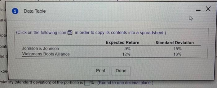 and volatilities shown here with a correlation of 19% Calculate the expected