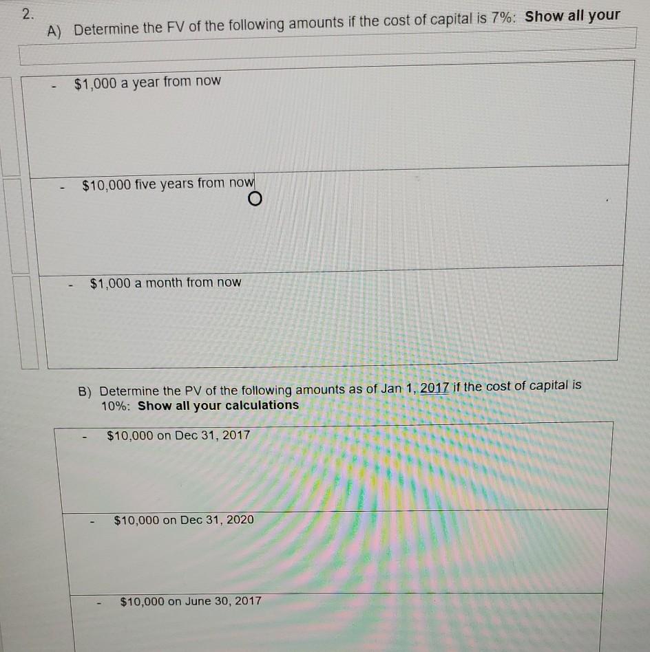  i need help on 2 a and 2 b thank you