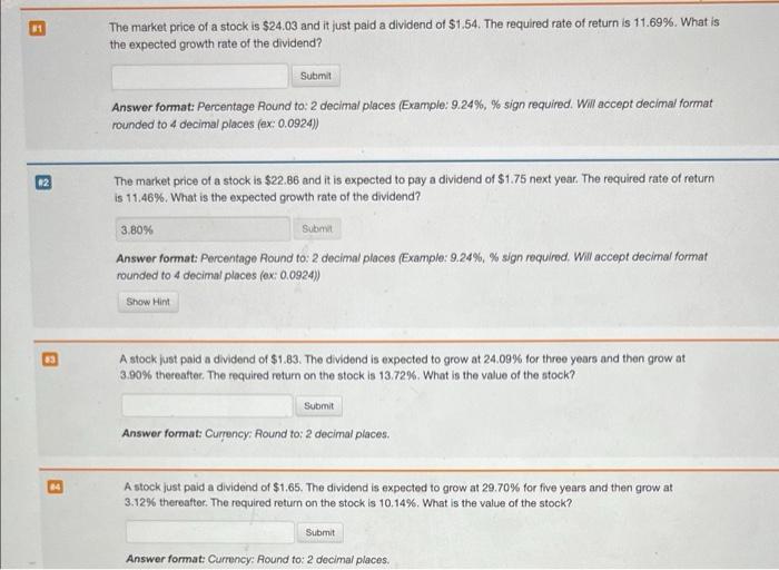 Please list all steps to problems thoroughly and steps to each one