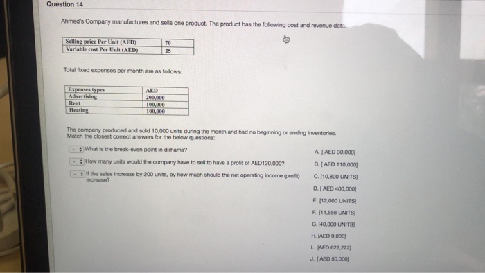 trying to decide which alternative you should choose based on their capitalized