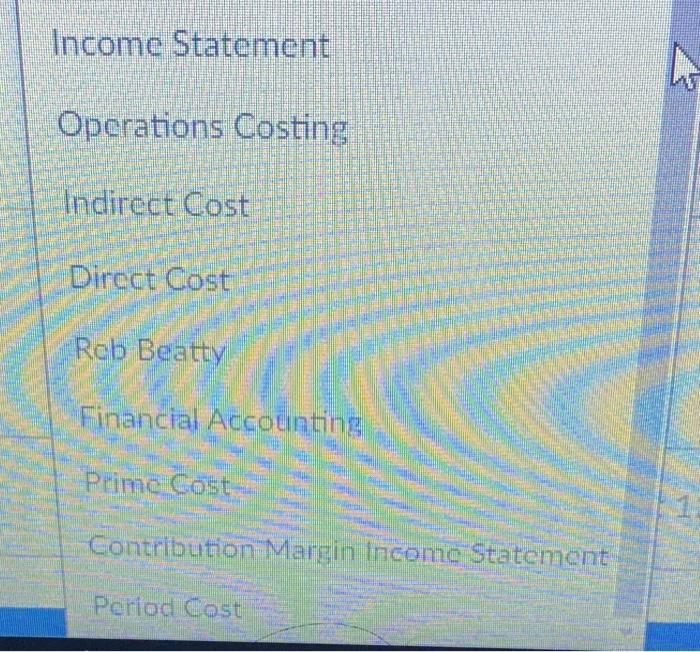 allocation system best utilized in a batch processing environment. [Choose ] Costs