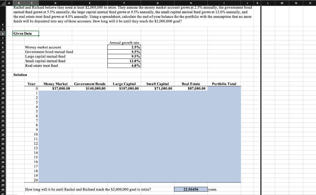CAN YOU PLEASE ATTACH EXCEL AND FORMULAS USED AS SEEN IN INSTRUCTIONS