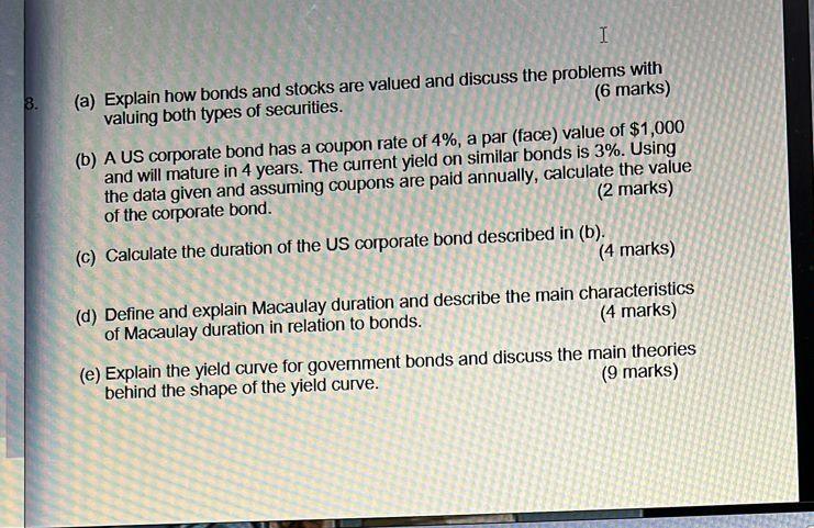 please answer within 3 hrs I 8. (6 marks) (a) Explain