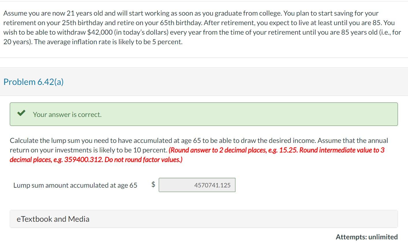 Please answer for Problem 6.42 (d) (i) (ii) (iii) Please assist answering