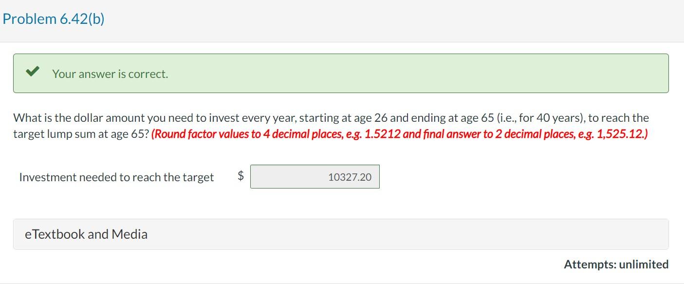 Problem 6.42(d) (i) (ii) (iii). Assume you are now 21 years old