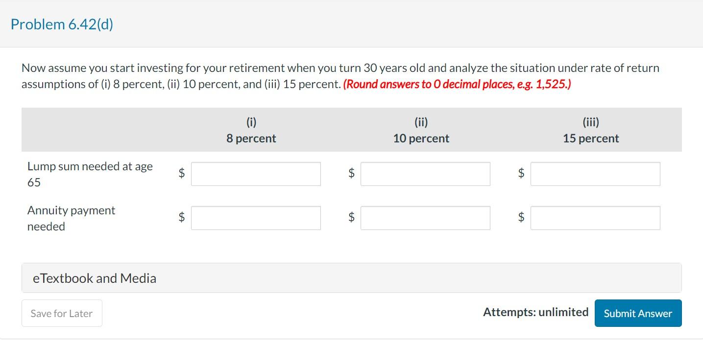 plan to start saving for your retirement on your 25th birthday and