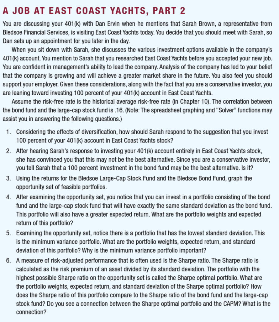 Please answer questions #3 through #6 and show your calculations. Thank you!