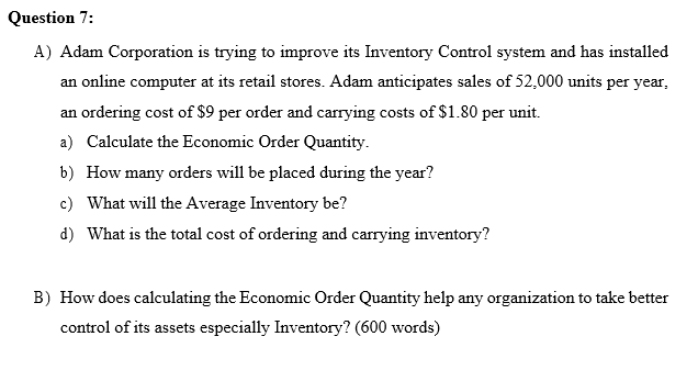 PLEASE I WANT THE SECTION B ONLY. WITH A 600 WORDS!!