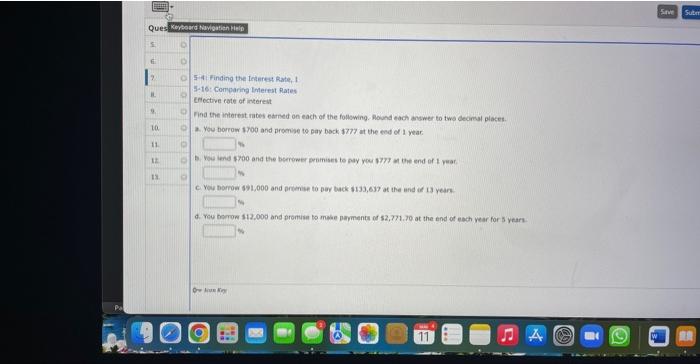  5 4 : Finding the fotarest Rate, I 5-16: Comparing Imerest