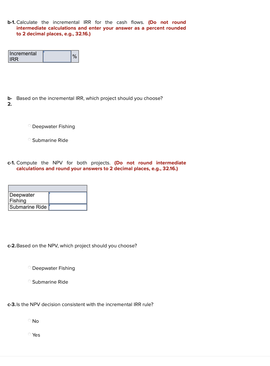 the Bahamas Recreation Corporation (BRC). Both projects require an annual return of