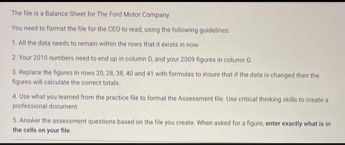 Income Statement? O True O False The file is a Balance Sheet