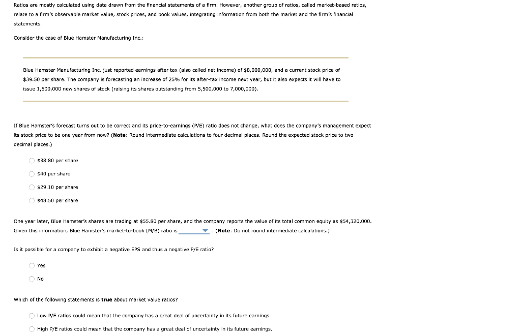  Ratios are mostly calculated using data drawn from the financial statements