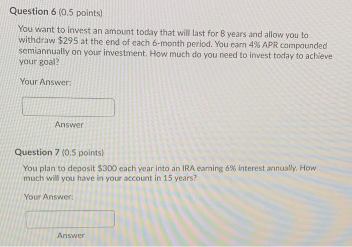 Answer questions 6 and 7 for a thumbs up. Question 6 (0.5