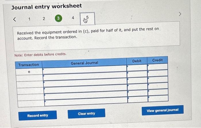 first month of operations. a. Recelved $42,000 cash from the investors who