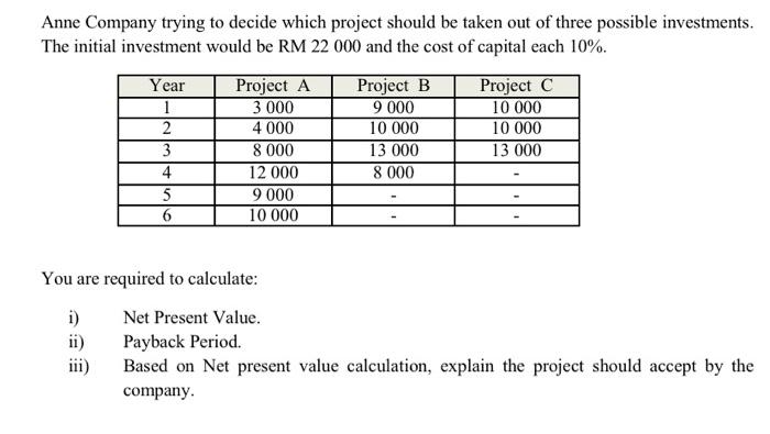 plesse use the instructuon please solve and snap to me Anne Company