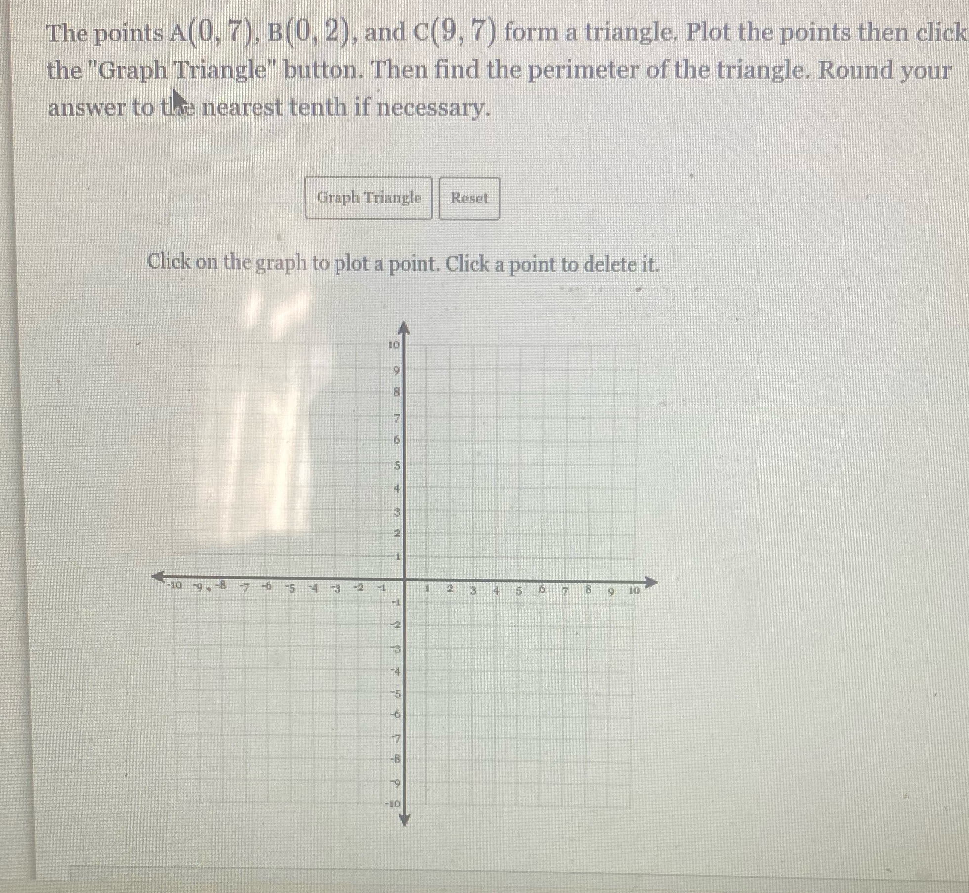 Please help me answer this The points A(0, 7), B(0, 2), and