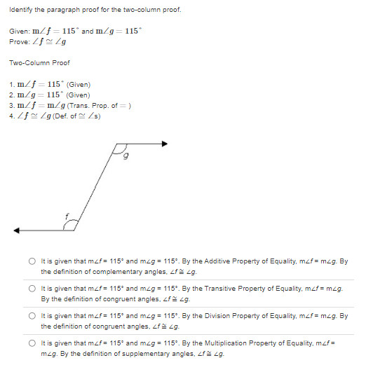 of ?Number 2. Identify the correct justification for each step, given that