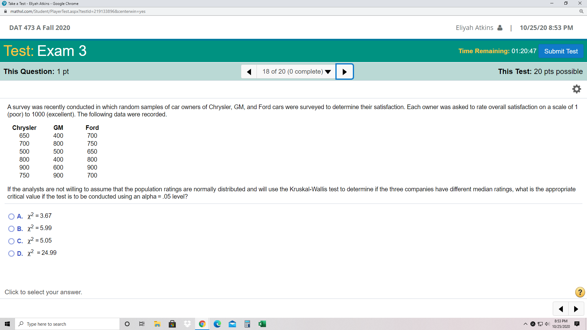 How do I do these questions? Take a Test - Eliyah Atkins