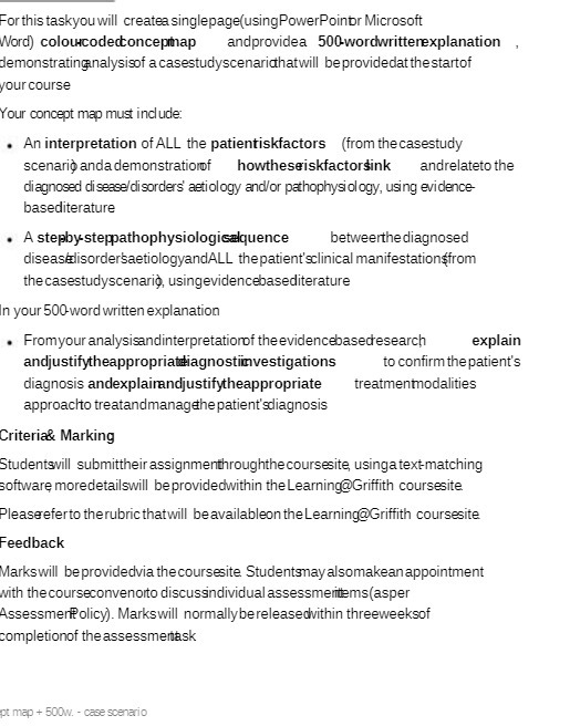  or this taskyou will createa singlepage(using PowerPointr Microsoft Word) colowcodecconceptap andprovidea