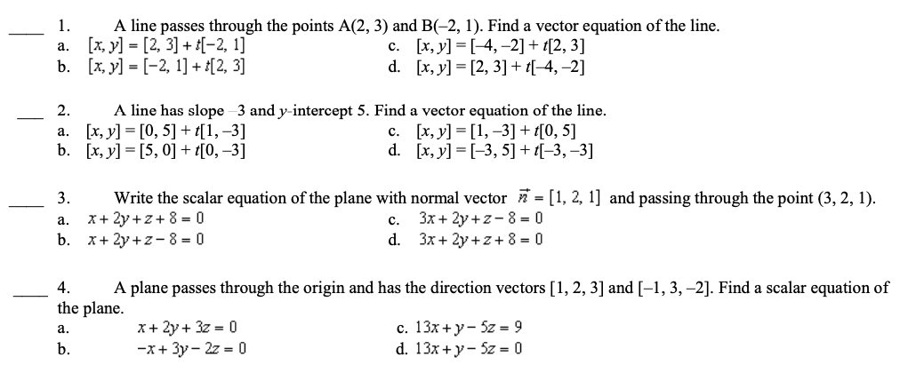 please help me with this! 1. A line passes through the points