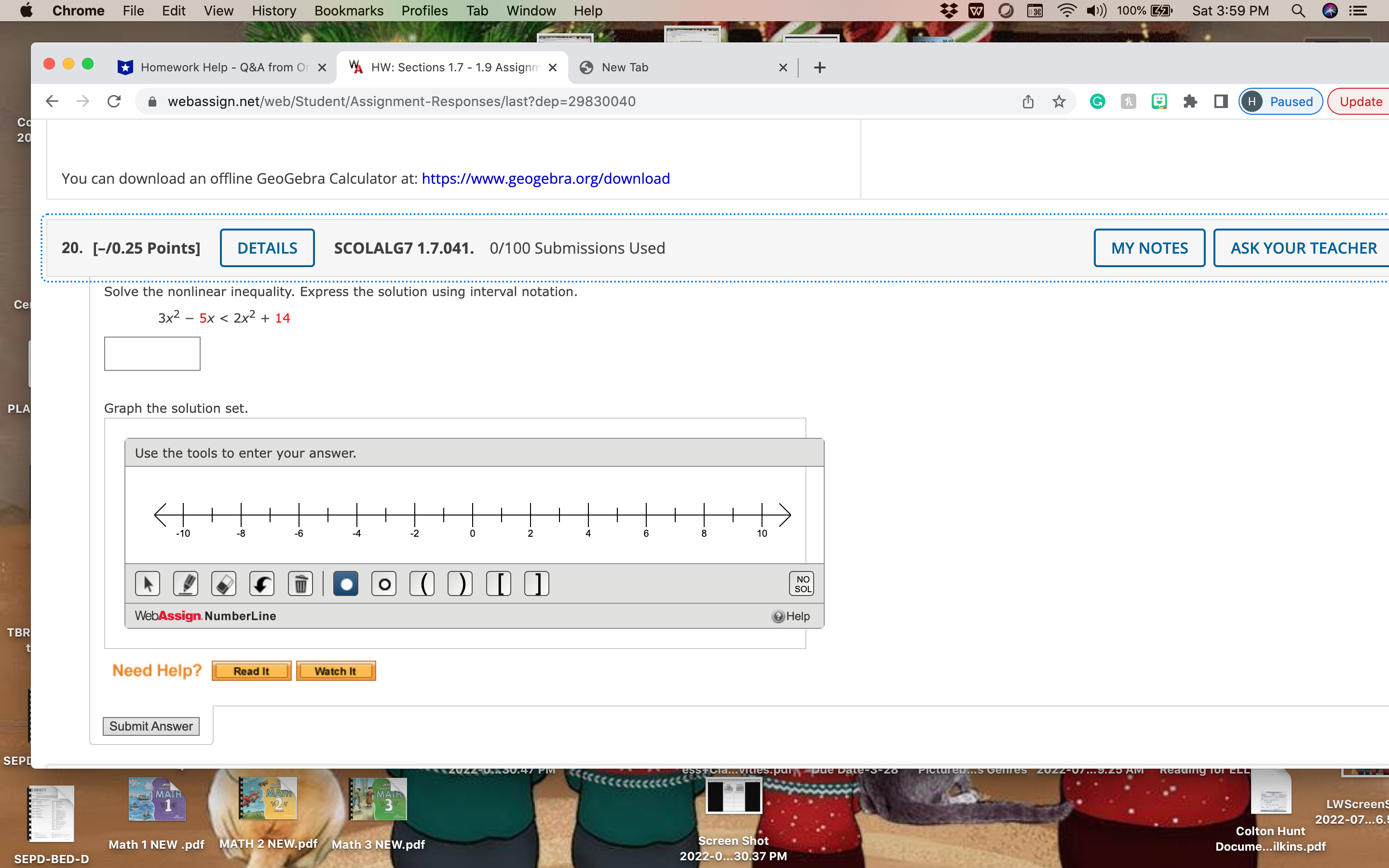 Chrome File Edit View History Bookmarks Profiles Tab Window Help VO