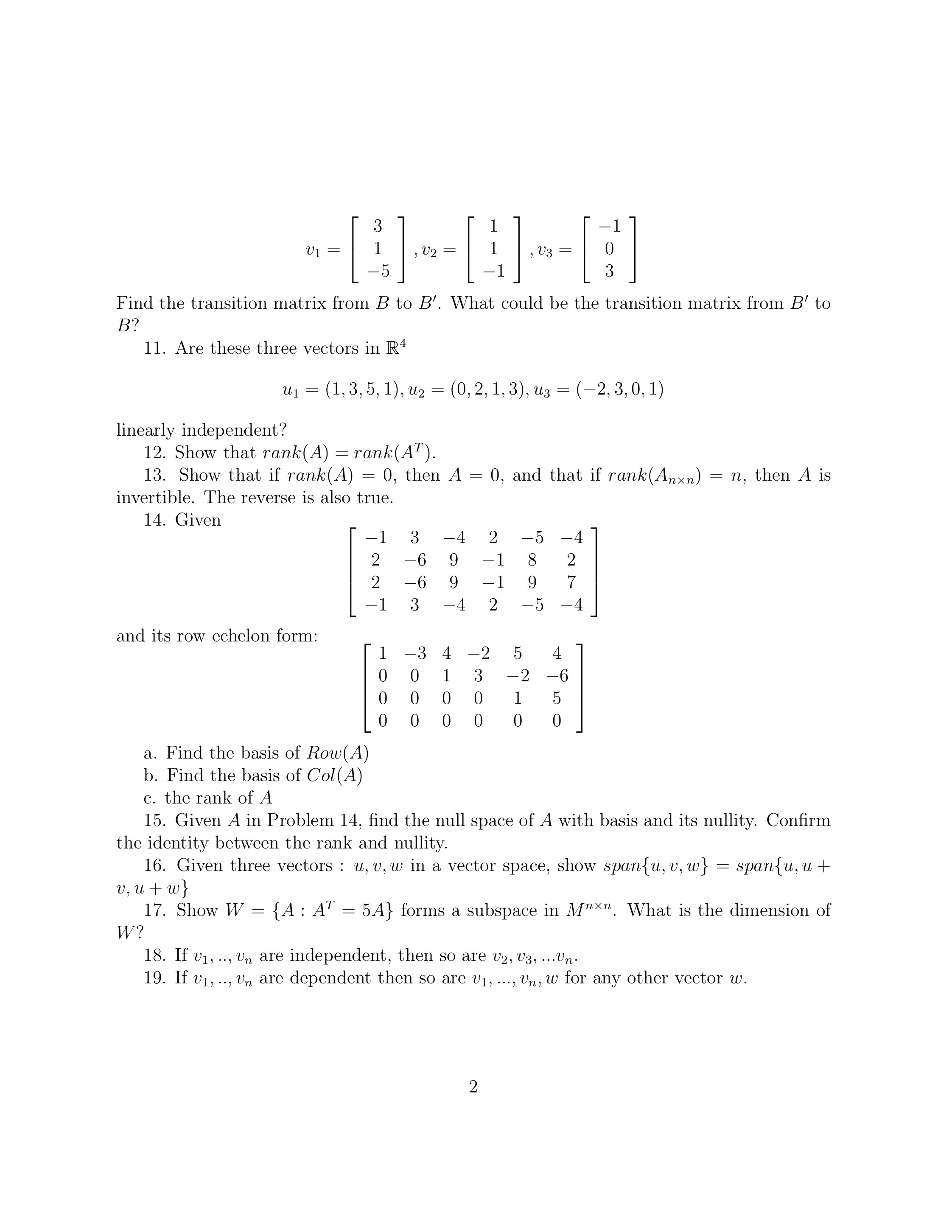 Please answer questions 10, 12, 13, and 17. U1: 1 ,022 1