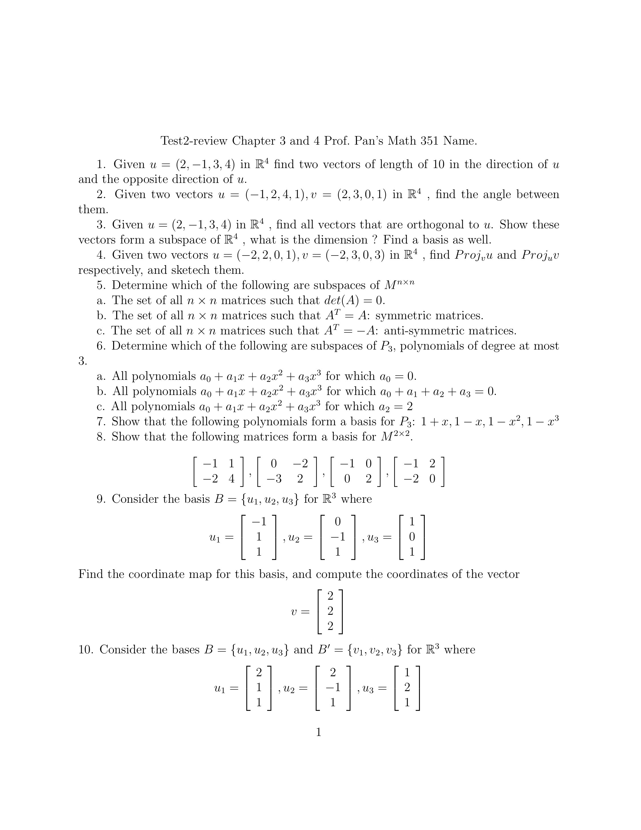 #232 O 5 1 3 Find the transition matrix from B to