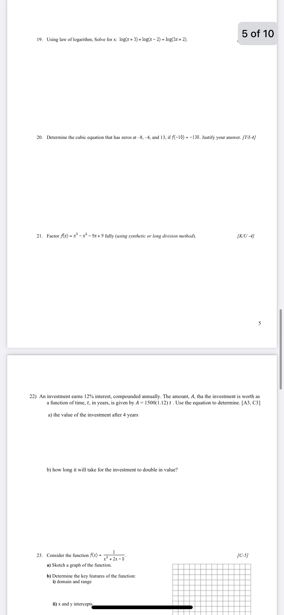 + 2 = 0? 4 2 -2 0 a. 2 c. impossible