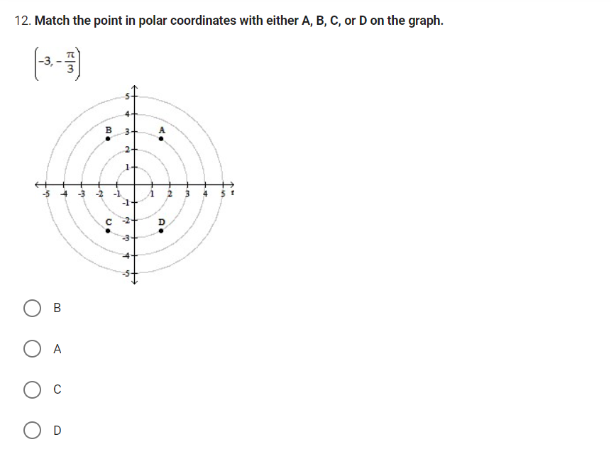i sin 0') O 5(cos 90 + i sin 90) 5(cos 270'