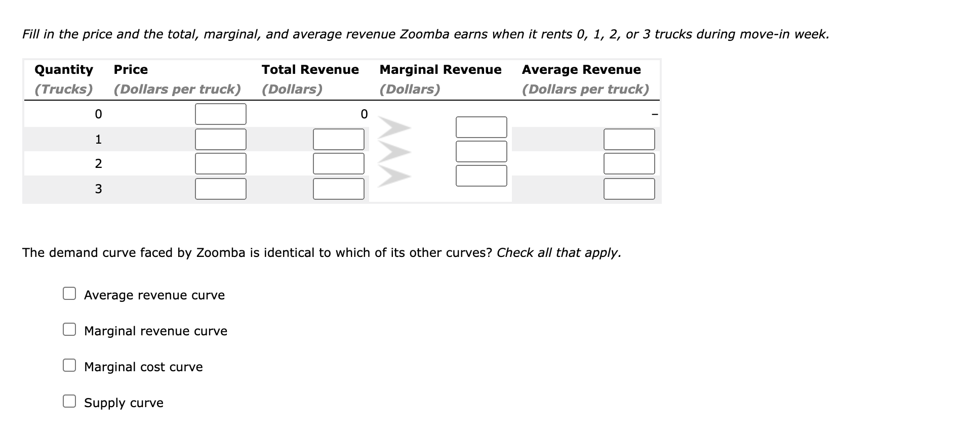 plot marginal cost at each quantity. /_\\ [\\3/ 40 - O A