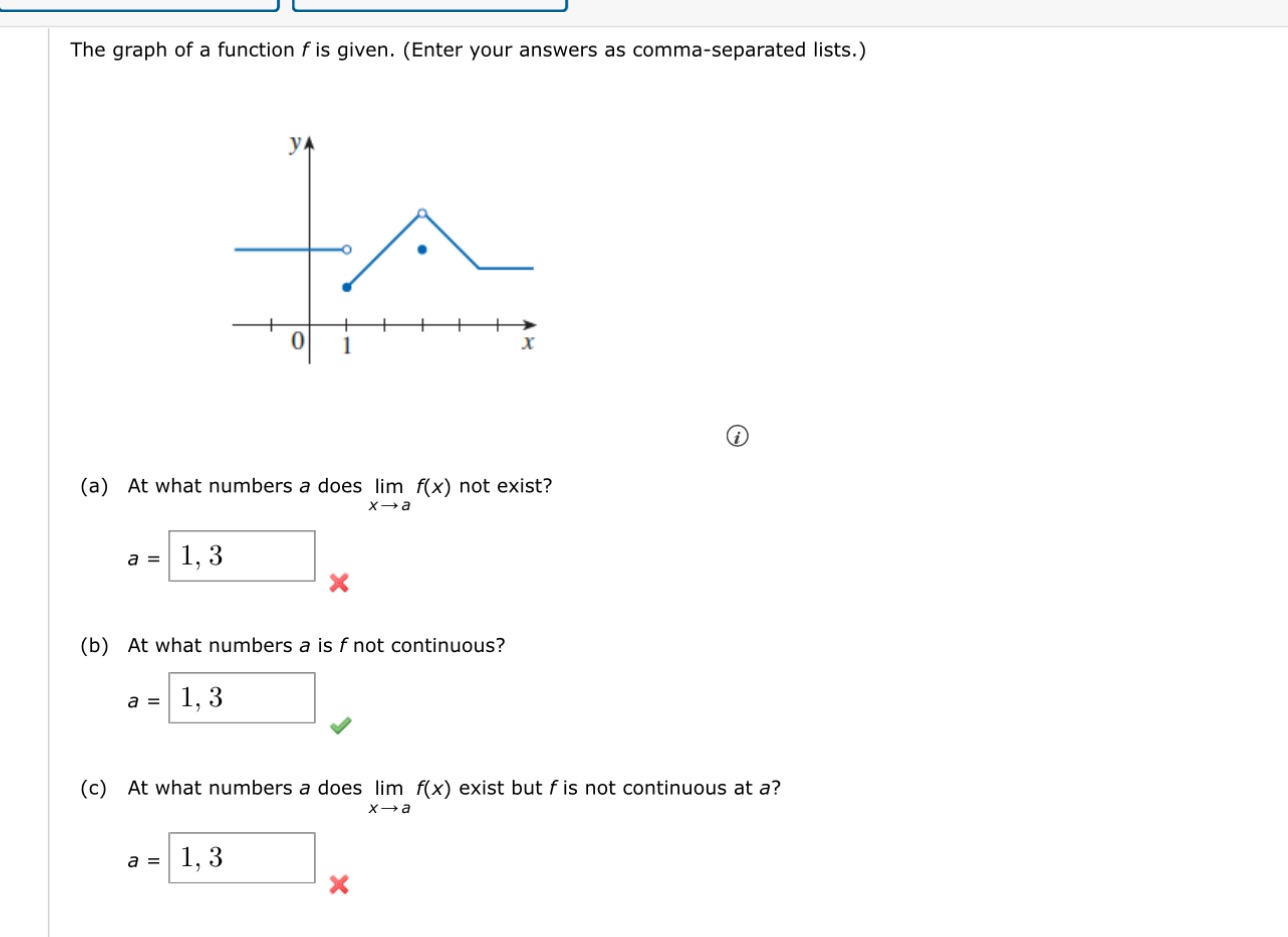  _ ) The graph of a function is given. (Enter your