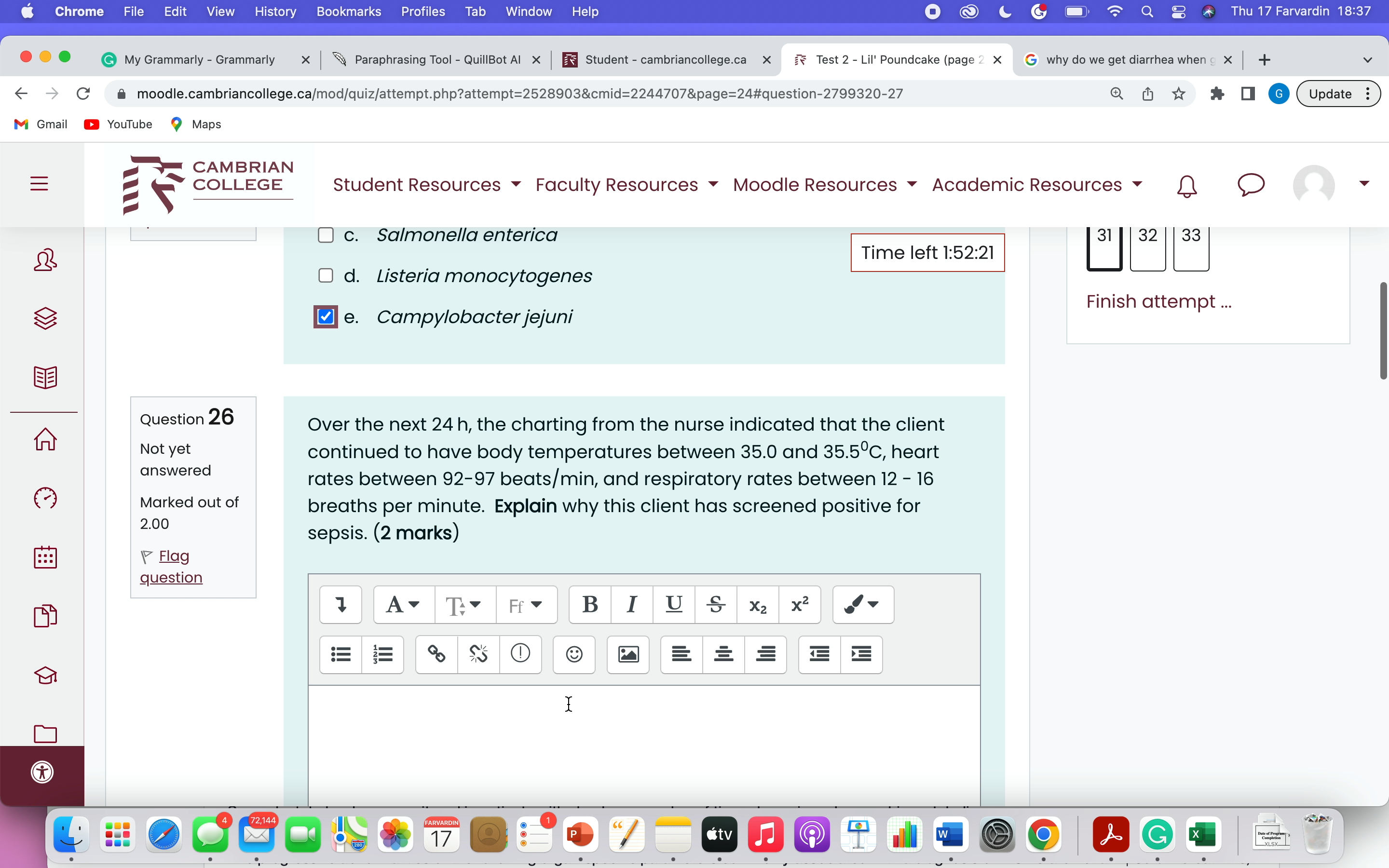 a rising ICP? Chrome File Edit View History Bookmarks Profiles Tab Window