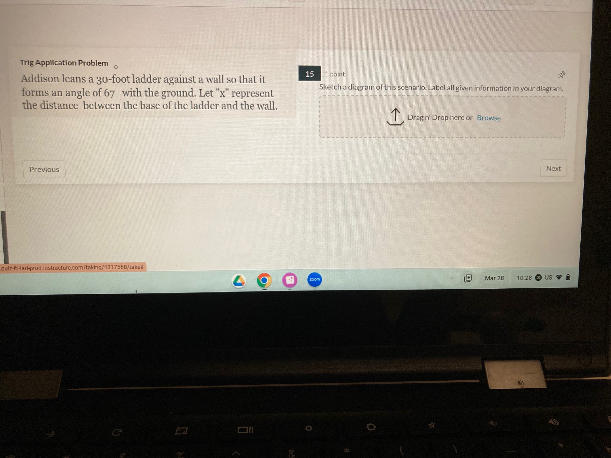 lowest palm of the wheel is 8 ft above the ground. Johnny