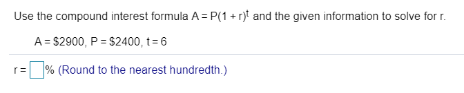 Use the compound formula to solve using the attached table. Use the