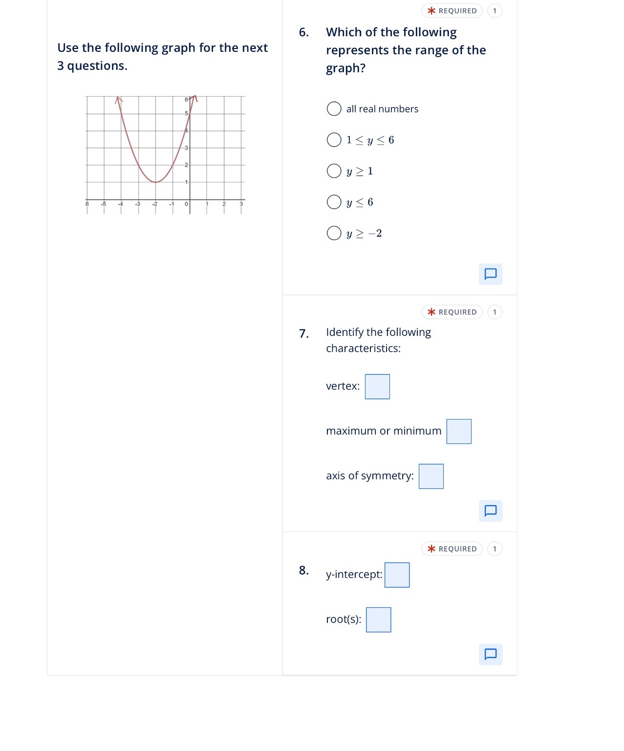 help pls on a timer * REQUIRED 1 6. Which of the